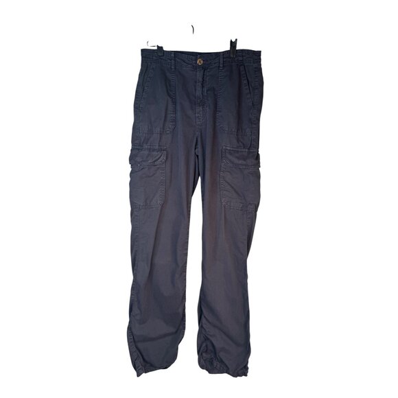 ZARA Womens Size 6 Cargo Pants Dark Gray 100% Cotton - Picture 9 of 16